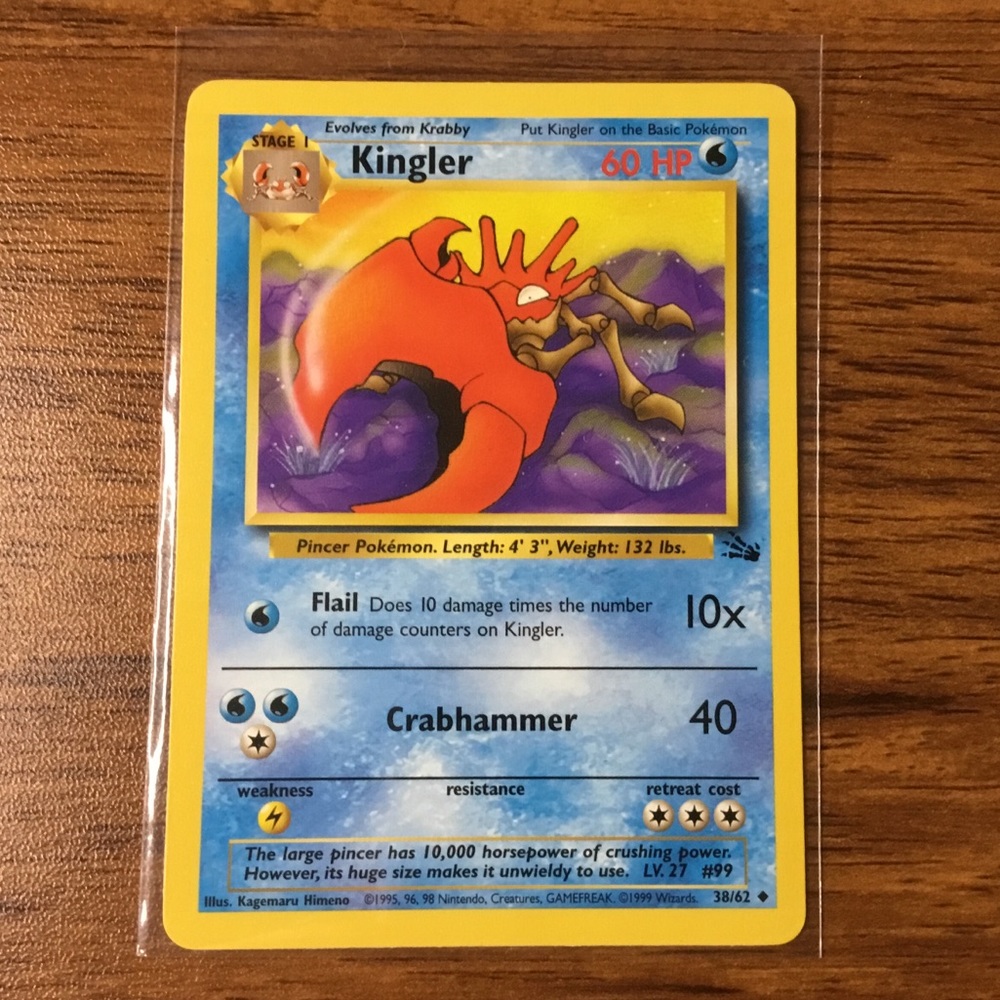 Pokemon Kingler 1999